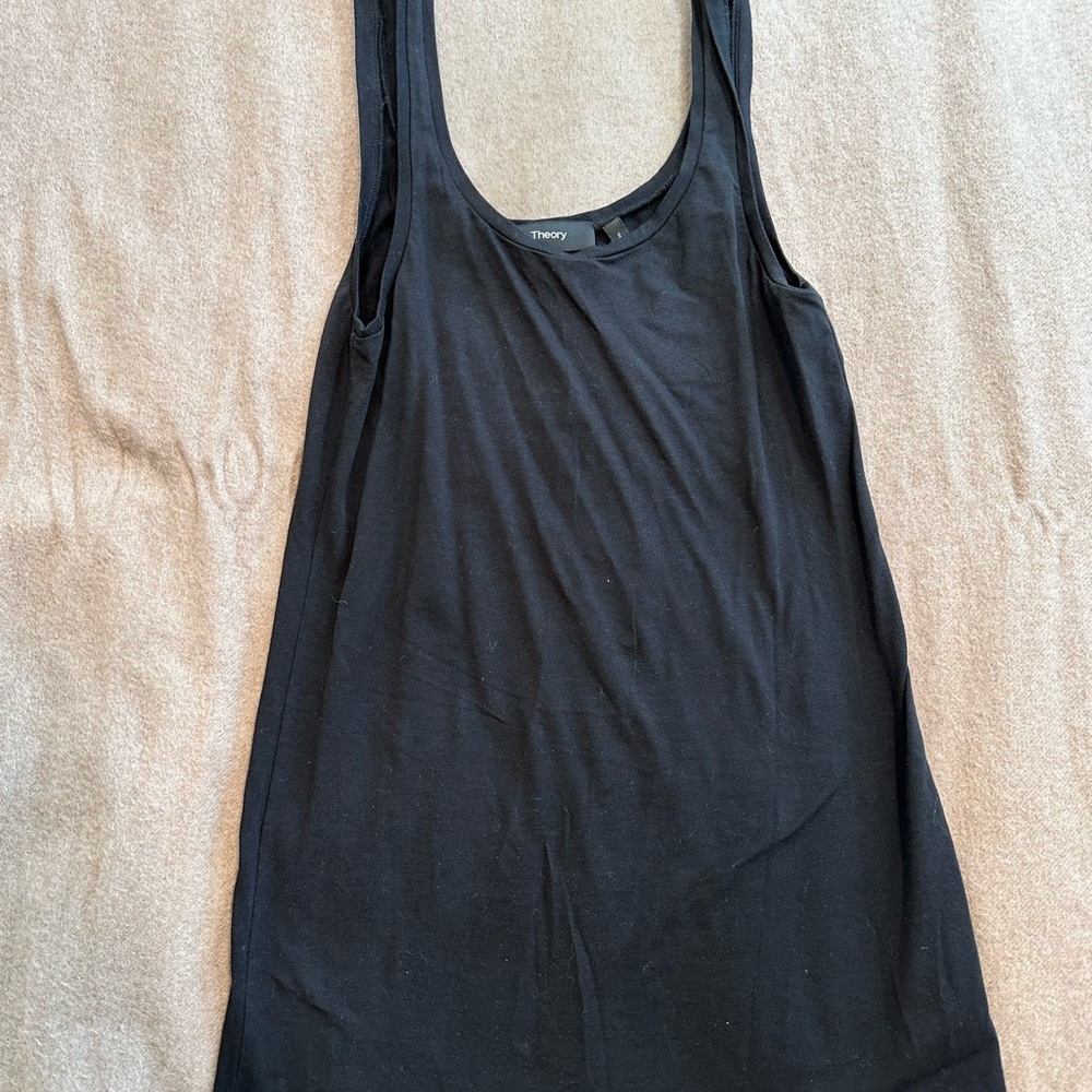 Theory Women's Sleek Black Tank Top